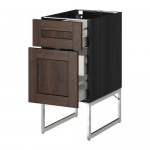 МЕТОД / МАКСИМЕРА Наполн шк 2 фрнт/3 средн ящ - под дерево черный, Эдсерум под дерево коричневый, 40x60x60 см МЕТОД / МАКСИМЕРА Наполн шк 2 фрнт/3 средн ящ - под дерево черный, Эдсерум под дерево коричневый, 40x60x60 см