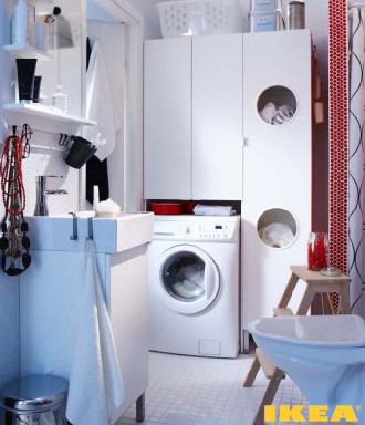 Интерьер ванной комнаты ИКЕА