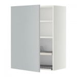 МЕТОД Шкаф навесной с сушкой - 60x80 см, Веддинге серый, белый