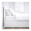 MALM высокий каркас кровати/4 ящика белый/Лурой 160x200 cm