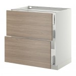 МЕТОД / ФОРВАРА Наполн шк 2 фрнт/3 средн ящ - белый, Брокхульт под грецкий орех светло-серый, 80x60 см МЕТОД / ФОРВАРА Наполн шк 2 фрнт/3 средн ящ - белый, Брокхульт под грецкий орех светло-серый, 80x60 см