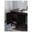 HEMNES письменный стол черно-коричневый