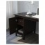 ХЕМНЭС Письменный стол - черно-коричневый