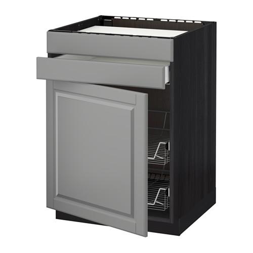 МЕТОД / МАКСИМЕРА Нплн шк д/врч пнл/ящ/2првл крзн - под дерево черный, Будбин серый