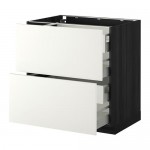 METOD напольн шкаф 2 фронт пнл/4 средн ящ