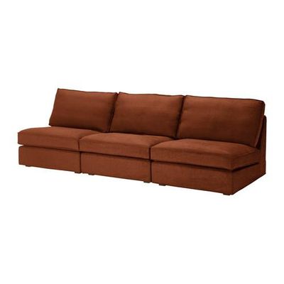 КИВИК 3-местный диван, комбинация - Туллинге терракотовый