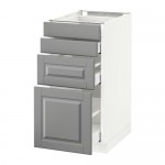 METOD/MAXIMERA напольн шкаф 4 фронт панели/4 ящика METOD/MAXIMERA напольн шкаф 4 фронт панели/4 ящика