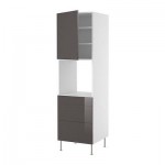 ФАКТУМ Высок шкаф для дух с дверью/3 ящ - Абстракт серый ФАКТУМ Высок шкаф для дух с дверью/3 ящ - Абстракт серый