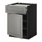 МЕТОД / ФОРВАРА Нплн шк д/врч пнл/ящ/плк/дв - Будбин серый, под дерево черный МЕТОД / ФОРВАРА Нплн шк д/врч пнл/ящ/плк/дв - Будбин серый, под дерево черный