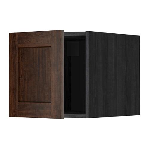 МЕТОД Верхний шкаф - под дерево черный, Эдсерум под дерево коричневый МЕТОД Верхний шкаф - под дерево черный, Эдсерум под дерево коричневый