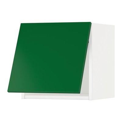 МЕТОД Горизонтальный навесной шкаф - 40x40 см, Флэди зеленый, белый