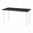 ADILS/LINNMON стол черно-коричневый/белый 75x74 cm