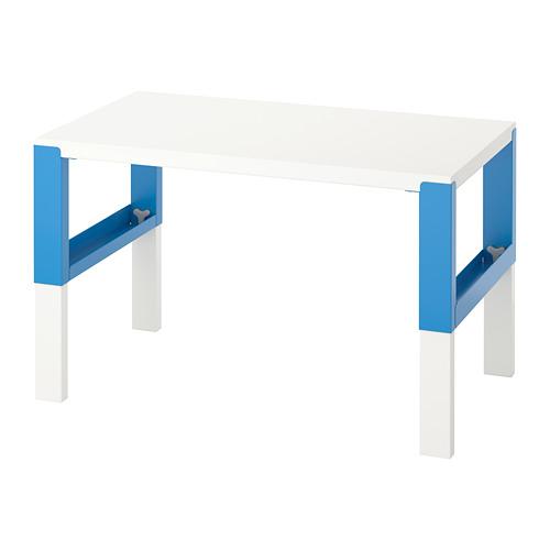 PÅHL письменный стол белый/синий 96x58 cm
