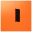 СТУВА Гардероб - белый/оранжевый