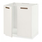 МЕТОД Напольн шкаф д раковины+2 двери - Мэрста белый, белый МЕТОД Напольн шкаф д раковины+2 двери - Мэрста белый, белый