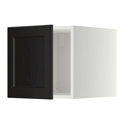 МЕТОД Верхний шкаф - Лаксарби черно-коричневый, белый МЕТОД Верхний шкаф - Лаксарби черно-коричневый, белый
