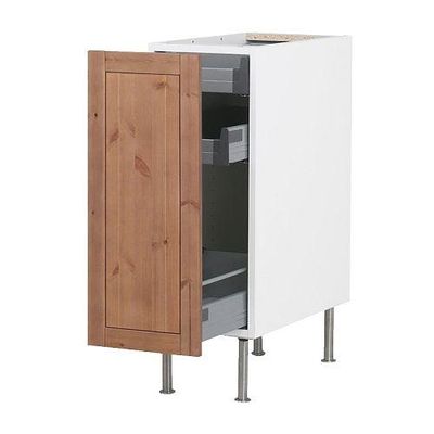 ФАКТУМ Напольный шкаф с выдвижной секцией - Фагерланд морилка,антик, 30 см ФАКТУМ Напольный шкаф с выдвижной секцией - Фагерланд морилка,антик, 30 см