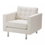 ЛАНДСКРУНА Кресло - Гранн/Бумстад белый, металлический