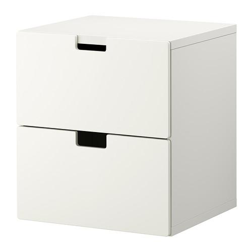 Automatisch schot Postbode STUVA Chest of drawers with 2 drawers - white (190.990.82) - reviews,  price, where to buy