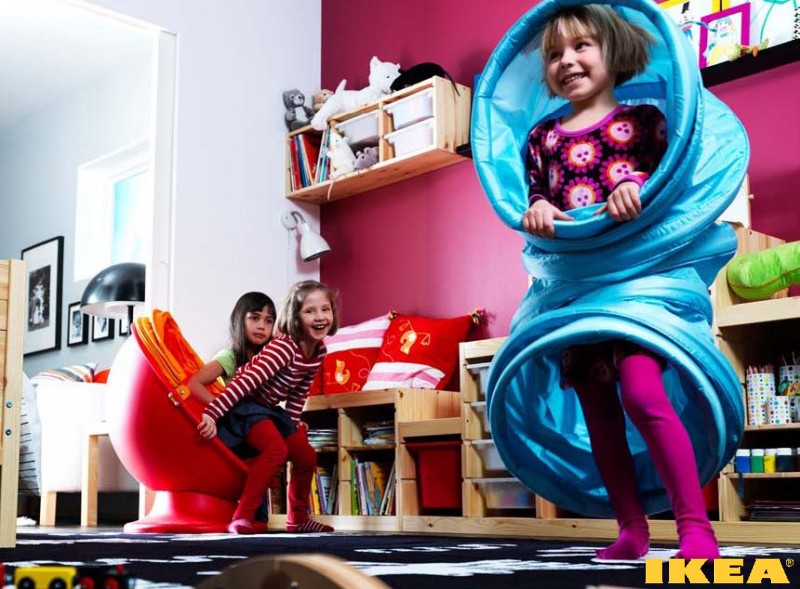 Интерьер детской комнаты ИКЕА