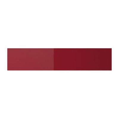 АБСТРАКТ Фронтальная панель ящика - глянцевый красный, 40x13 см