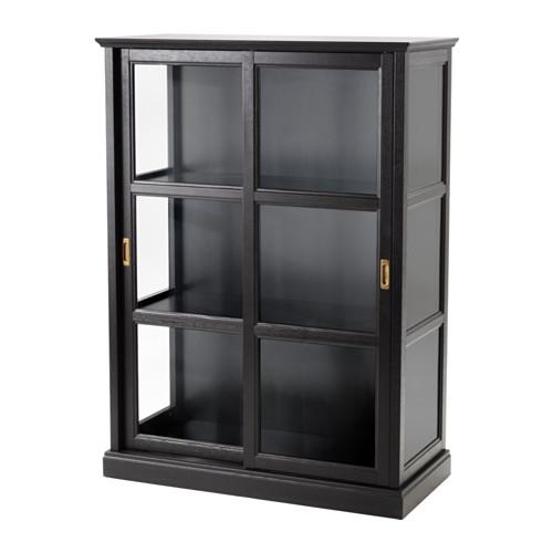 Malsjo Display Cabinet Black Stain 103x48x141 Cm 603 034 81
