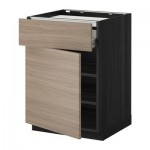 МЕТОД / ФОРВАРА Нплн шк д/врч пнл/ящ/плк/дв - Брокхульт под грецкий орех светло-серый, под дерево черный МЕТОД / ФОРВАРА Нплн шк д/врч пнл/ящ/плк/дв - Брокхульт под грецкий орех светло-серый, под дерево черный