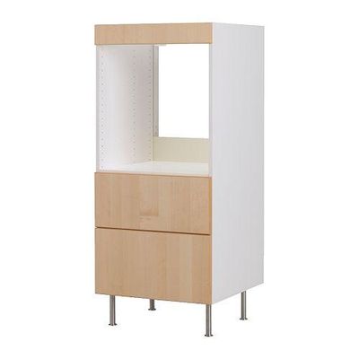 ФАКТУМ Высок шкаф д духовки+2 ящика - Нексус березовый шпон ФАКТУМ Высок шкаф д духовки+2 ящика - Нексус березовый шпон