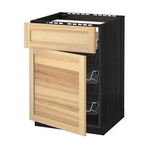 МЕТОД / ФОРВАРА Нплн шк д/врч пнл/ящ/2првл крзн - под дерево черный, Торхэмн естественный ясень МЕТОД / ФОРВАРА Нплн шк д/врч пнл/ящ/2првл крзн - под дерево черный, Торхэмн естественный ясень