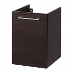 ГОДМОРГОН Шкаф - черно-коричневый