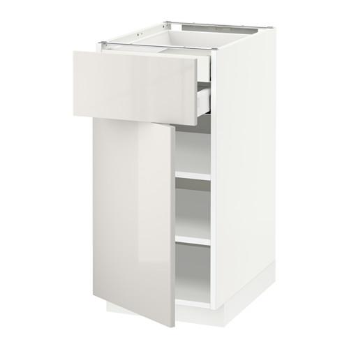 METOD напольн шкаф двр/фр пнл/плк/2низ ящ оцинковка