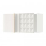 МЕТОД Шкаф навесной угловой - белый, Гэррестад белый