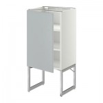 МЕТОД Напольный шкаф с полками - 40x37x60 см, Веддинге серый, белый МЕТОД Напольный шкаф с полками - 40x37x60 см, Веддинге серый, белый