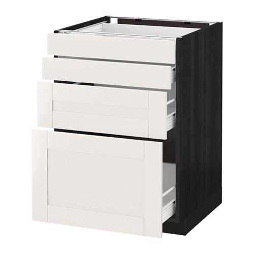 METOD/FÖRVARA напольн шкаф 4 фронт панели/4 ящика