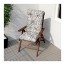 ÄPPLARÖ садовое кресло/регулируемая спинка складной коричневая морилка