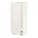 МЕТОД Высок шкаф д холодильн/мороз - 60x60x140 см, Сэведаль белый, белый