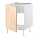 ФАКТУМ Напольный шкаф для раковины - Нексус березовый шпон