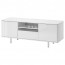 МОСТОРП Тумба под ТВ - глянцевый белый