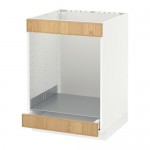 МЕТОД / МАКСИМЕРА Напол шк д/вароч панели+духовки/ящ - белый, Экестад дуб МЕТОД / МАКСИМЕРА Напол шк д/вароч панели+духовки/ящ - белый, Экестад дуб