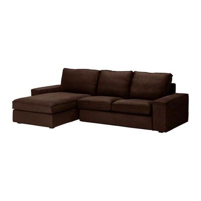 КИВИК 2-местный диван и козетка - Туллинге темно-коричневый