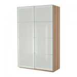 ПАКС Гардероб с раздвижными дверьми - матовое стекло, 150x66x236 см ПАКС Гардероб с раздвижными дверьми - матовое стекло, 150x66x236 см