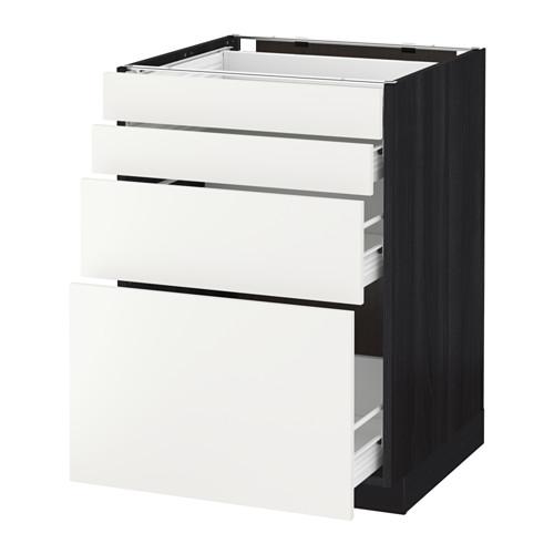 METOD/FÖRVARA напольн шкаф 4 фронт панели/4 ящика