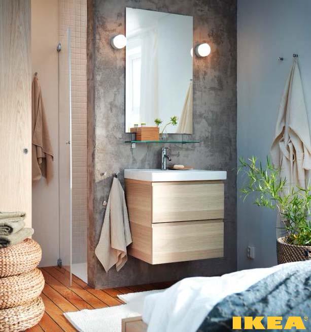 Интерьер ванной комнаты ИКЕА
