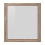 СИНДВИК Стеклянная дверь - серая морилка п/грецкий орех