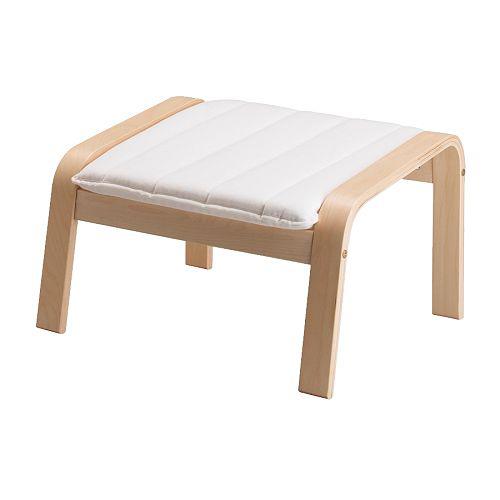 ПОЭНГ Табурет для ног - Ранста неокрашенный, Ранста неокрашенный ПОЭНГ Табурет для ног - Ранста неокрашенный, Ранста неокрашенный