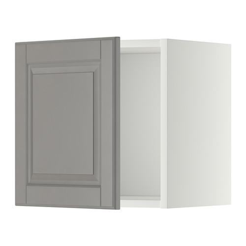 МЕТОД Шкаф навесной - белый, Будбин серый, 40x40 см