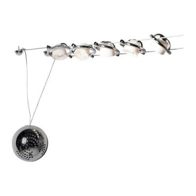 ТЕРМОСФЭР Натяжн низковольт система с 5 софит - хромированный/белый ТЕРМОСФЭР Натяжн низковольт система с 5 софит - хромированный/белый