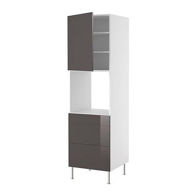 ФАКТУМ Высок шкаф для дух с дверью/3 ящ - Абстракт серый ФАКТУМ Высок шкаф для дух с дверью/3 ящ - Абстракт серый