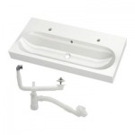 БРОВИКЕН Одинарная раковина - 100x49x10 см