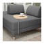 FLOTTEBO диван-кровать со столиком серый/черный